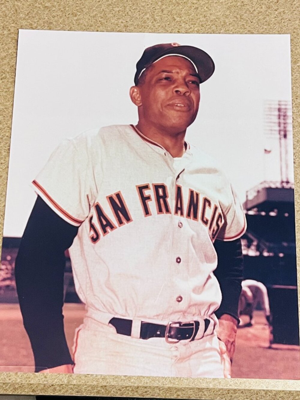 Willie Mays San Francisco Giants 8x10 Color Photo Baseball HOF Legend